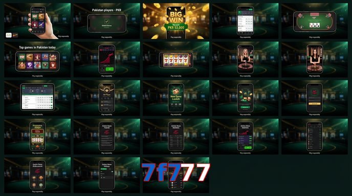 Main screen of 7F777 bet page for PK players