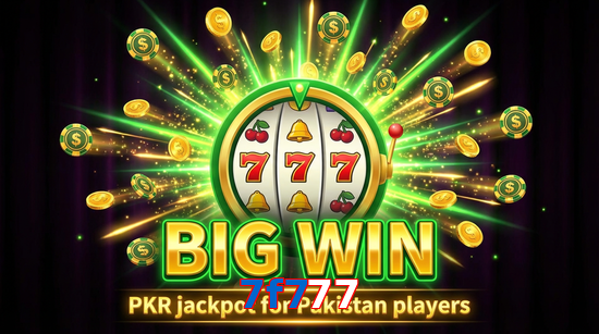 Big win animation on 7F777 slot game
