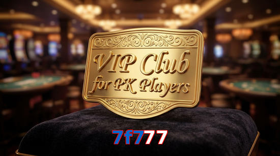 Main screen of 7F777 vip page for PK players